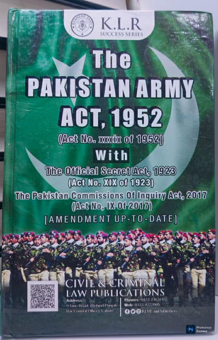 The Pakistan Act 1952 Book – Constitutional and Historical Law Guide Pakistan